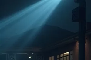 长夜拾光导演剪辑版封面，清晨空荡的公交站台