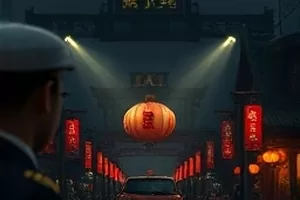 第九封信删减对话封面，桌面摊开的信纸与台灯